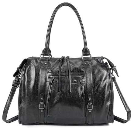 Double Tree | Sac À Main Cabas Femme Irisé Pour Les Cours Noir