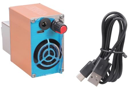 Ventilateur compact en métal à haut régime avec câble USB 5 V 12 V entrée vitesse variable pour démarrer smogs ventilation extérieur portable USB souffleur