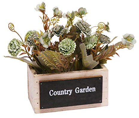 Fictory Pianta artificiale di bonsai lilla in vaso, fiori finti in materiale TPE per casa, ufficio, scrivania, centrotavola per matrimoni, decorazione per interni ed esterni