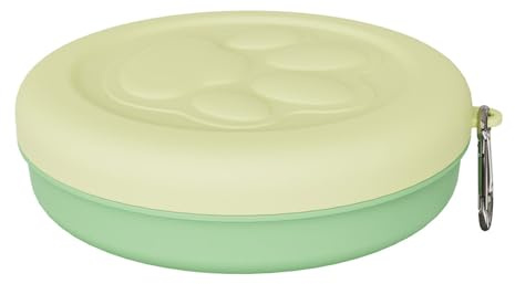 xbiez Reisenäpfe für Hunde, tragbar, mit Deckel, Futternapf für Katzen, Geschenk, Reisewasserflasche, tragbare Trink-Futterspender