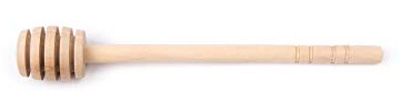 Fox Run Honey Dipper, Wood Honey Stirring Stick, 6.25