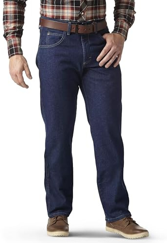 Wrangler mens Relaxed Fit Jeans, Antique Navy, 34W x 34L US