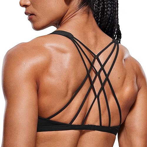 CRZ YOGA Naked Feeling Criss-Cross Sport BH Schwarz XS