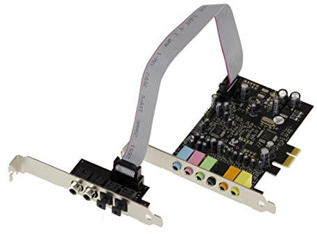 KALEA-INFORMATIQUE Carte contrôleur Son PCIe 7.1 canaux avec chipset CMedia Oxygen CM8828 et CM9882A - Entrées et Sorties digitales SPDIF.
