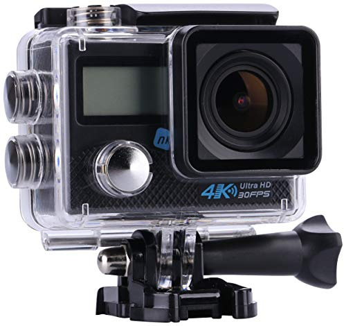 NK-DPR - Fotocamera subacquea 4K Ultra HD, 16 MP, doppio schermo, Wi-Fi (ricondizionata)