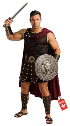 Morph Disfraz Romano Hombre, Disfraz Gladiador Halloween Hombre, L