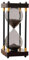 Große Sanduhr 60 Minuten, Sanduhr aus Holz, Regenbogen Glas Deko Sanduhren, Geschenk Sanduhr, für Haus, Schreibtisch, Büro, Hochzeitsdekoration (Schwarz)