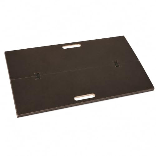 Lightweight Foldable Loft Crawl Board Attic Support with Handles 1.3m x 60cm Open Closed Non Slip Grip Tape 120kg Load Fit Into Cars Vans Portable Folding - Single