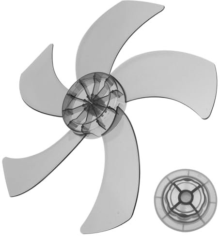 Garneck Ventilateur de Rechange en Plastique Universel pour Ventilateurs de Table Et sur Pied Conception Silencieuse Diamètre 16 Noir