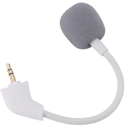 TIKATARER Gaming-Mikrofon, Headset-Mikrofon, Ersatz-Mikrofon, Rauschunterdrückung, Klarer Klang, Flexibles 3,5-mm-Mikrofon, 3,5-mm-Stecker-Mikrofon für Cloud II-Spiele