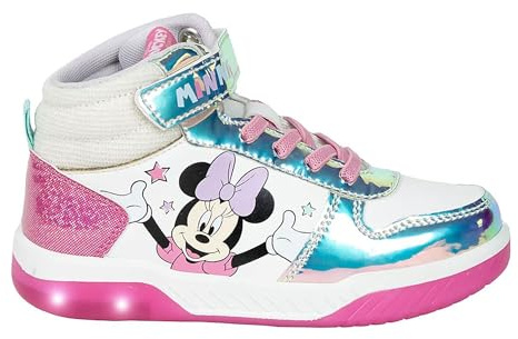 CERDÁ Life'S Little Moments | Deportiva Minnie para Niños con Suela de PVC y Luces LED - Deportivas Minnie Diseño Divertido Moderno, Resistentes y Antideslizantes