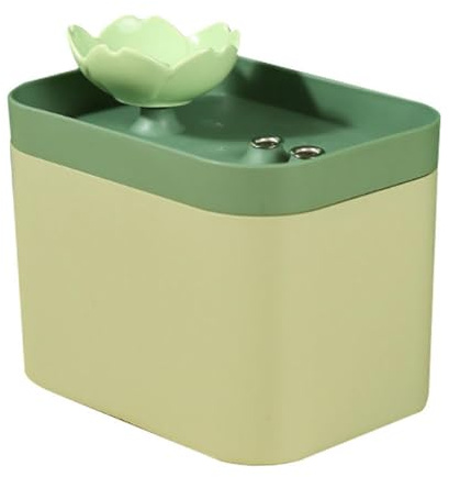 Katzen Wasserbrunnen | Haustier Wasserspender | Wasserspender mit Filter | Keramik Trinkbrunnen für Katzen und Hunde | Automatischer Haustier Wassernapf mit Easy Clean und Spülmaschinenfest