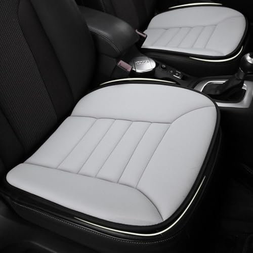 TIUEO 2 Stück Komfort Autositzkissen Für VW Golf 4 2006 2007 2008 2009, Sitzkissen Auto,Memory Foam Sitzkissen Steißbein Sitzauflagen Sitzauflage uto Vordersitze,C-Grey