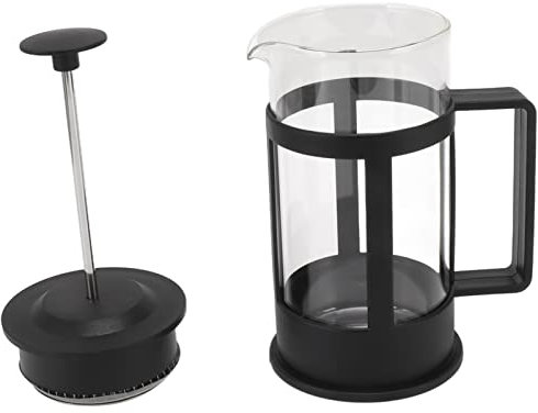 Akozon de Prensa Francesa 350ml - Tetera de café de Vidrio y Acero Inoxidable para Cervezas Lisas