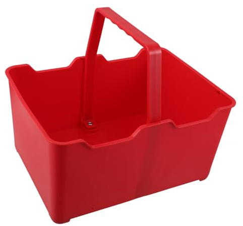 Cabilock Cesta para Botellas de Plástico con Asa Ergonómica Gran Capacidad para Cerveza Vino y Otras Bebidas Portador Resistente para Bares Ktv