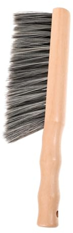 Cabilock Brosse de Nettoyage pour Cheminée avec Manche Bois Brosse à Main Multifonction pour Poêles et de Cuisine Accessoire pour Éliminer la Suie Graisse