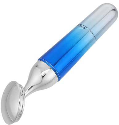 SMASOLO Rullo Massaggiante Elettrico per Viso e Collo Strumento per Cura Funzioni di Massaggio Caldo Freddo Design Non Invasivo Controllo Touch Intuitivo Portatile per Uso Casa Viaggio
