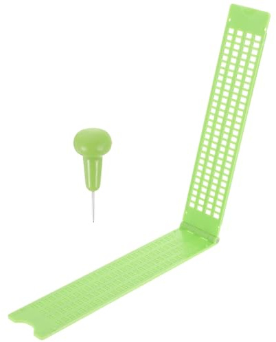 TEMPNAP Tavoletta Braille Penna per Scrittura Braille Resistente in Plastica 4 e 28 Kit per Apprendimento per Non Vedenti