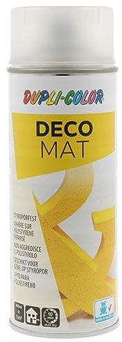 DUPLI-COLOR DECO MAT KLARLACK Transparent matt 400 ml - Sprühlack | Acryllack für kreative Bastel- und Dekorationsprojekte, Einfache Anwendung auf vielen Untergründen & Objekten