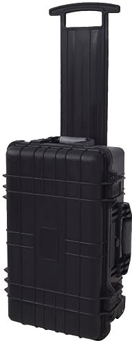 vidaXL Wheel-equipped Tool/Equipment Case with Pick & Pluck Transport Carrier
