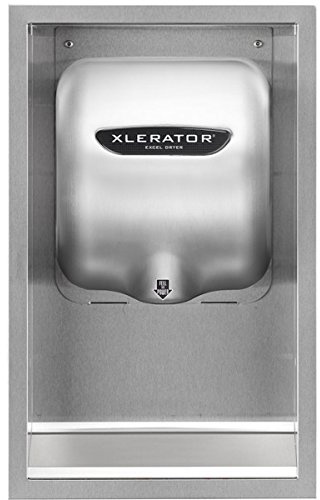 ADA-Compliant Hand Dryer Recess Kit To Help Keep Water Off Floor and Wall