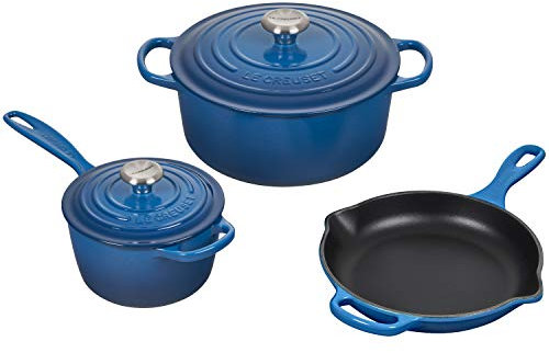 Le Creuset Signature Marseille Batterie de cuisine 5 pièces en fonte émaillée