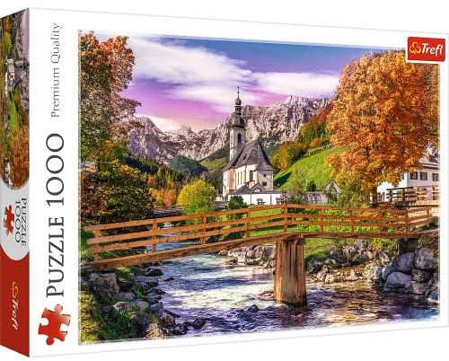 Trefl - Puzzle 1000 Teile, Bayern im Herbst, Blick auf die Berge