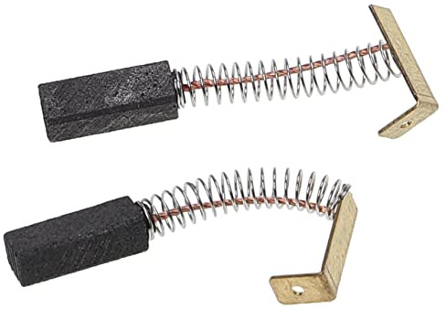 vhbw 2x Kohlebürste 5 x 6,4 x 16,9 mm kompatibel mit Fein ASs 636, ASse 636, ASse 636-2 b Elektrowerkzeug, Bohrmaschine + Feder
