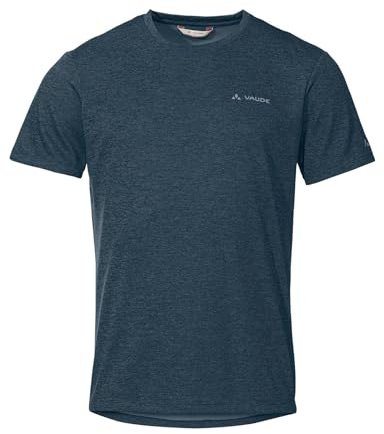 VAUDE Essential T-Shirt pour Homme - Séchage Rapide et Facile d'entretien - T-Shirt d'extérieur Respirant avec col Rond - Idéal pour Les Voyages à vélo, la randonnée et Le Trekking