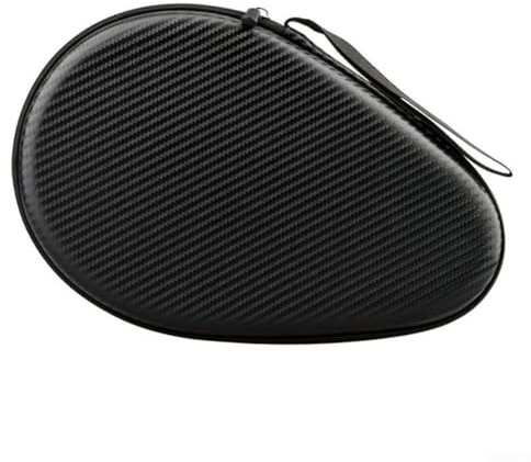Housse de protection pour raquette de tennis de table en EVA imperméable pour protéger 2 raquettes de ping-pong et de nombreuses balles, argenté (1 noir2)