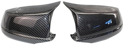 JOVERI Spiegelabdeckungen, for BMW, 5er F10/F11/F18 Pre-LCI 2011-2013 Spiegelkappen Ersatz-Seitenspiegelkappen Hecktürflügel Rückspiegel Seitenspiegelabdeckungen(Carbon Fiber)
