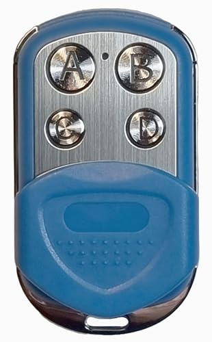 AG MATIC Telecomando universale multifrequenza per porte e cancelli del garage, duplicatore clonatore per tutti i codici fissi e alcuni Rolling Code ASK/FSK 433-868 MHz (confezione da 1 blu)