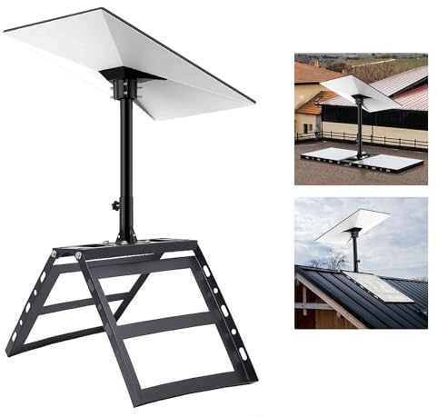 LIROPAU Halterung kompatibel mit Starlink Gen 3, Dachfirsthalterung | kompatibel mit Starlink Gen 3, Montagesatz kompatibel mit Starlink Gen 3 mit 0-30° Verstellbarem Star-link Gen 3 Rohradapter