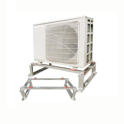 Soporte de aire acondicionado resistente con 4 brazos, soporte de acero inoxidable libre de óxido para ventana segura e instalación de aire acondicionado mini dividido