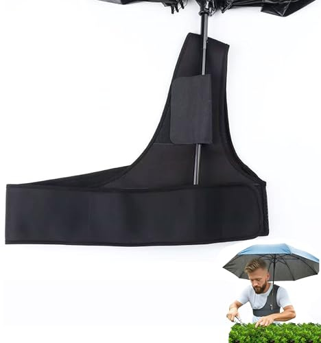 Hayaww Portable Umbrella Holder for Parasol Umbrella Holder Strap Portable Umbrella Holder Strap Hands-Free Umbrella Holder Only for Most Foldable Umbrellas (A)