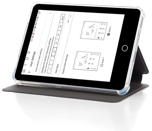 Plyisty E-Book-Reader, 6-Zoll-E-Ink-Display, 1072 × 1448, 300 DPI, 4 GB + 64 GB Speicher, Android 11, 198 g leicht, Frontlicht, 2500 mAh Lange Akkulaufzeit zum Lesen (Black)