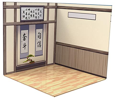 KiBcsLic 1/12 Scale Scenery Backdrop, Vehicle Model Display Case for Action Figures, Accessory Layout, Diorama