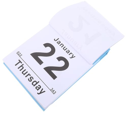 SHINEOFI Calendario de Pared con Arrancables Organizador Diario Grande para Escuela Oficina y Hogar Calendario Elegante para Seguimiento de Cumpleaños y Recordatorios Diseño Moderno para