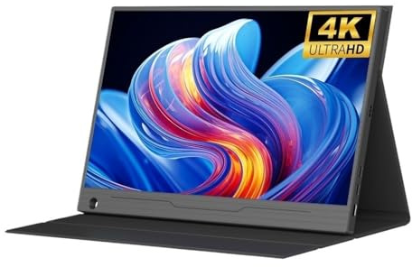 2WFYJNITP Home Gaming Monitor portatile ultrasottile da 17,3'' FHD 3840 * 2160 con display IPS for PC e telefono Secondo schermo