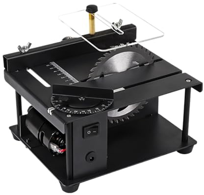 Portable Table Saw, Compact Heavy Duty Table Saw Rotating Speed 1000-3000r/min Work Shop Portable,for DIY Furniture Making Woodworking