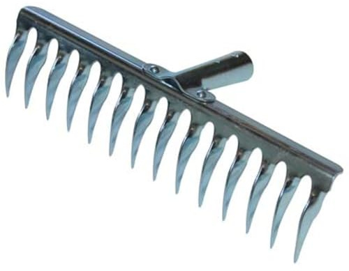 4PZ RASTRELLO SARCHIATORE STARS ACCIAIO DENTI 14 CM 39 O.MM 26