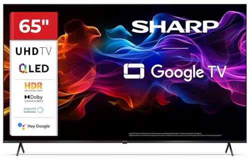 65 Zoll 4K Ultra HD QLED Google TV, 120/144 Hz, Smart TV, Android TV, Roku TV, TiVo OS