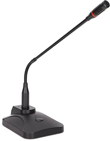 aqxreight Micrófono de Cuello de Cisne Micrófono con Cable de Escritorio con Cable XLR Hembra a 6 Macho de 35 Mm para Conferencias Le Aconsejamos Que Coloque el de Cuello de Cisne con de de Ajustable
