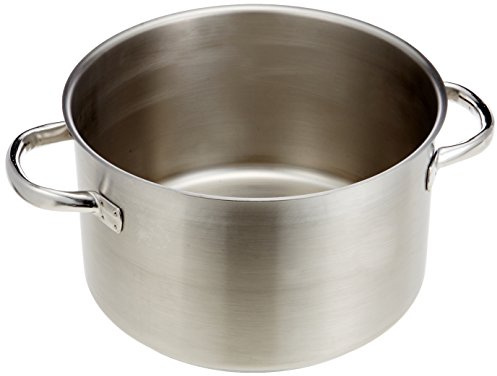 Paderno 11007-32 Casseruola Alta, Due Maniglie,in Acciaio Inox, 32 cm
