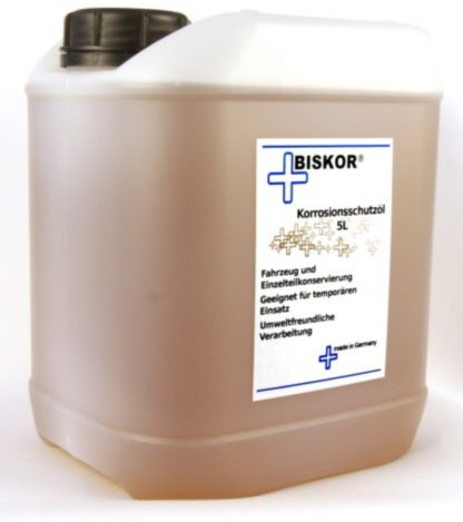 Biskor® Korrosionsschutzöl 5 Liter Kriechöl Sprühöl Fahrzeugrostschutz