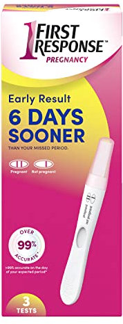 First Response Early Result Pregnancy Test, 3 Count (Packaging & Test Design May Vary)