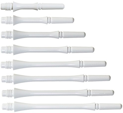 PerfectDarts 1 x Set Cosmo Dart Stems SHAFTS, Slim Wei§ Locked Size 3