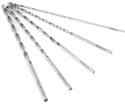 Set de 5pcs Mèches Hélicoïdales en Acier à Haute Vitesse Queue Ronde 5 Diamètres 2mm, 3mm, 3.5mm, 4mm, 5mm, Longueur 150mm pour Outils de Forage, Foreuses, Perceuses, Fraiseuses, Tours