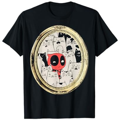 Marvel Deadpool Cat Rule Everything Around Me T-Shirt
