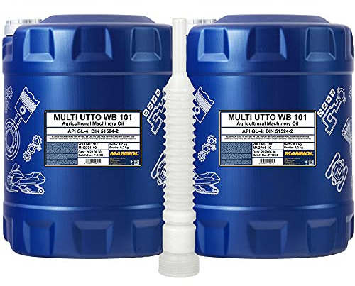 2 x10 Liter, MANNOL 2701 Multi UTTO WB 101 Traktor Getriebeöl (3,42€/Liter)
